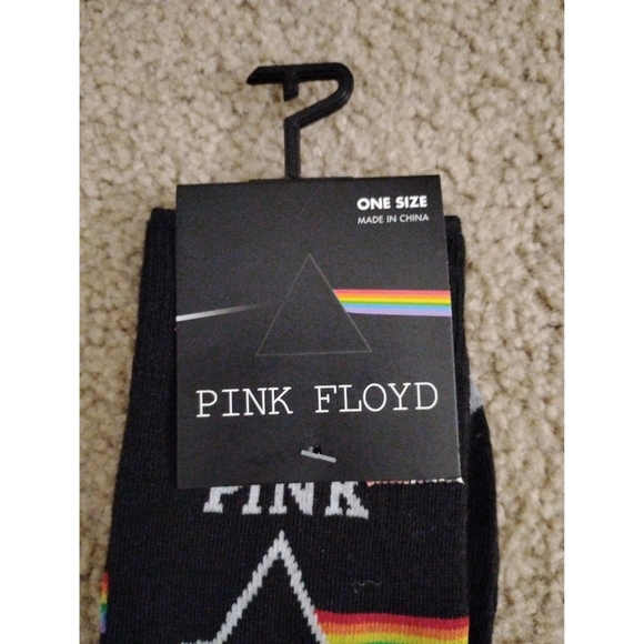 Pink Floyd "Dark Side of the Moon" Crew Socks - Picture 2 of 4